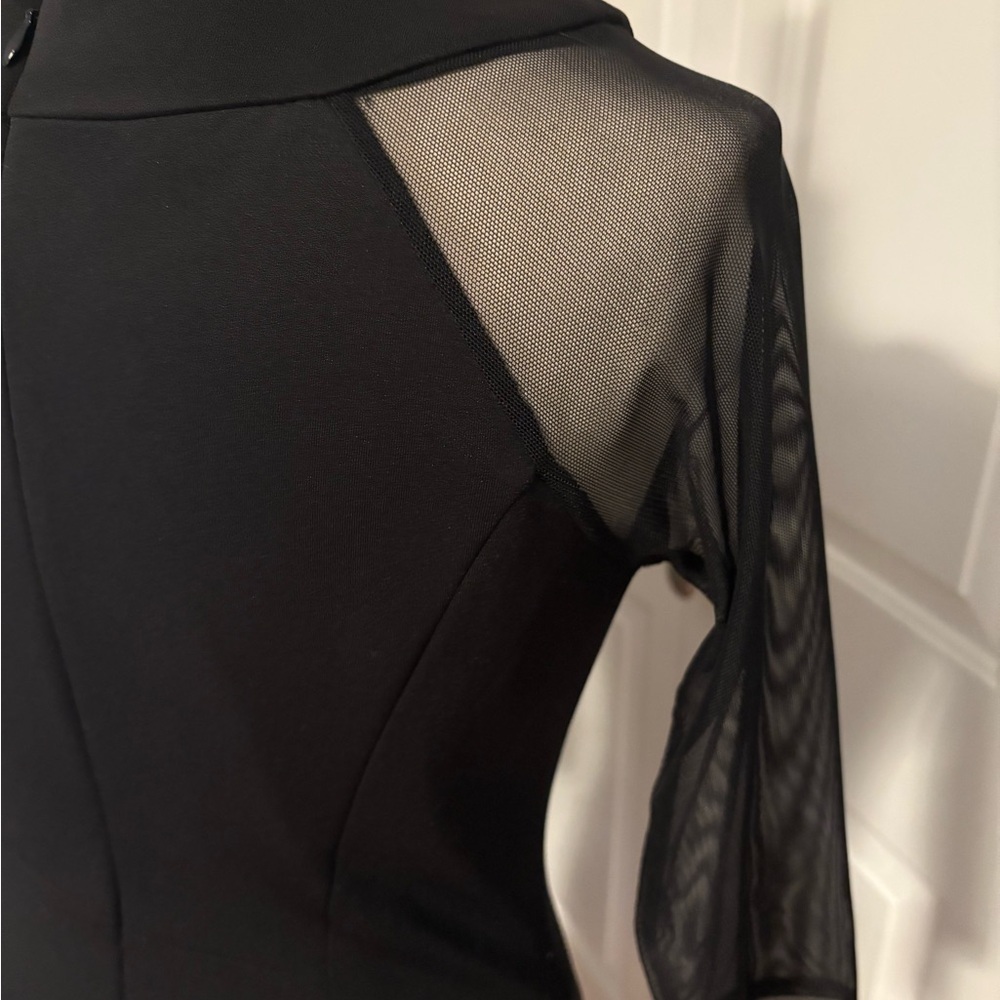 Elegant Black Cocktail Dress, size 10 - Picture 5 of 8
